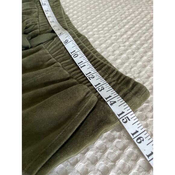 JoyLab Green Velour Split Ankle Casual Pants Sz M - Picture 7 of 9
